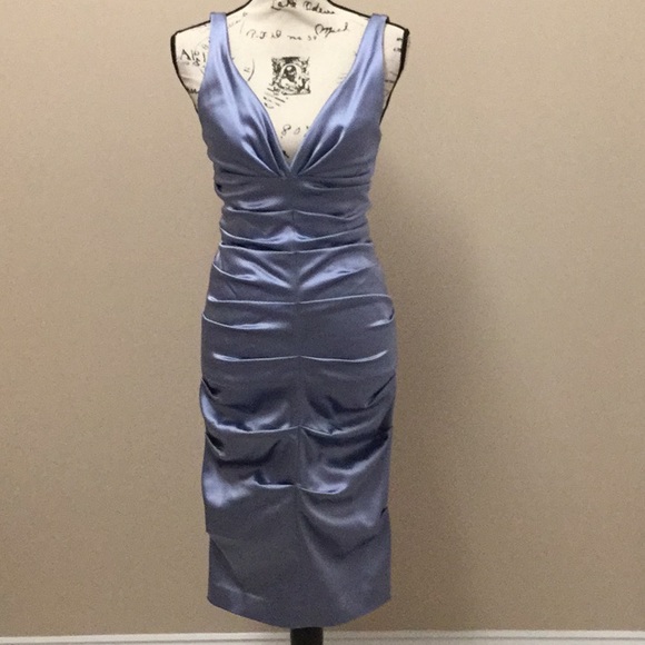 Nicole Miller Dresses & Skirts - Nicole Miller Collection dusty blue stretchy dress